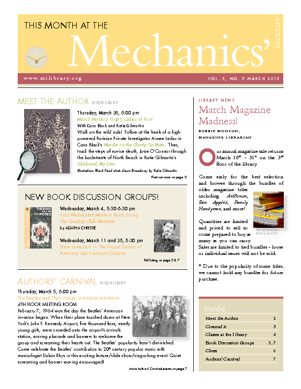 PDF version of theThis Month: March 2015 publication